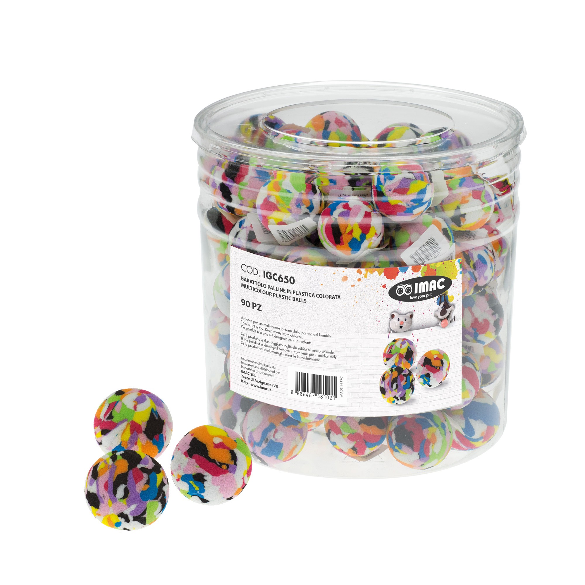 COLOURED PLASTIC BALLS