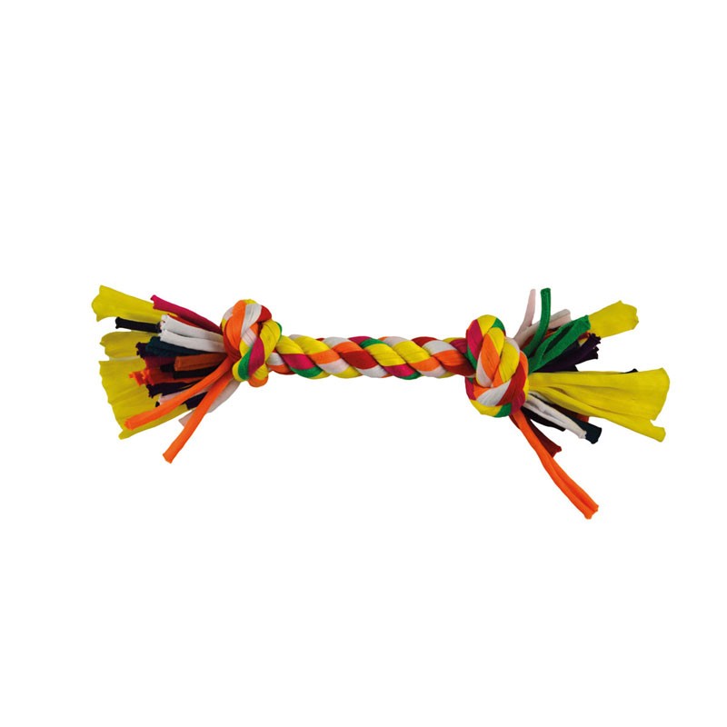 OSSO IN CORDA COLOR.INTRECC. 27CM (3PZ)