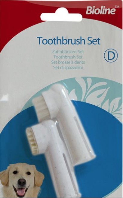 Bioline Finger Brush Set 2Pcs