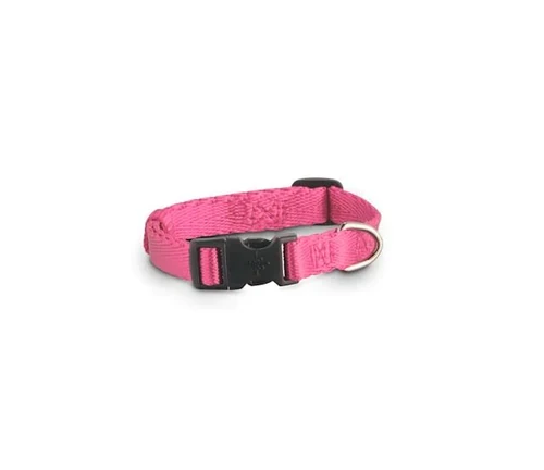 Nylon Dog Collar Pink