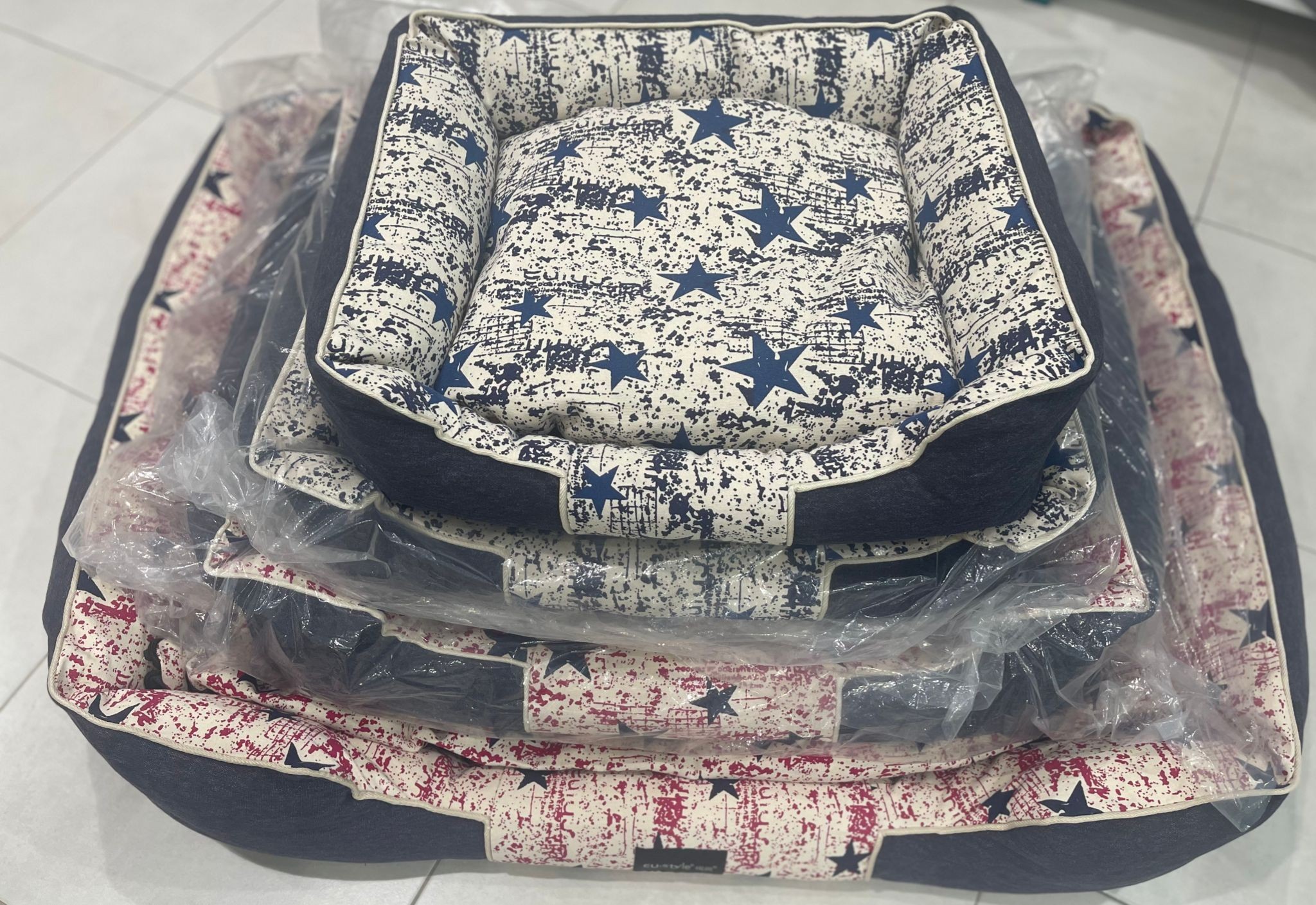 Pet Bed - Stars Washable Dog Bed