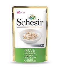 Schesir Chicken in Jelly For Kitten Pouch 85g