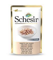 Schesir Tuna w/Salmon in Jelly FOR CATS Pouch 85g