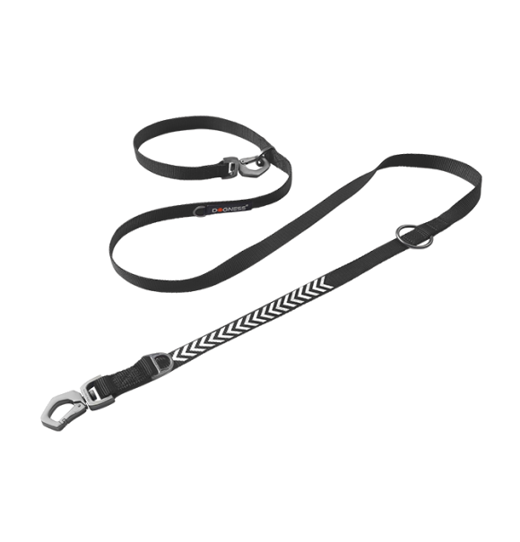 Dogness Reflective MultiFuctional Leash Black XL