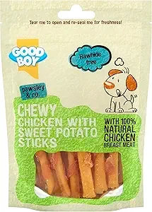 Chewy Chicken with SWEET POTATO STICKS