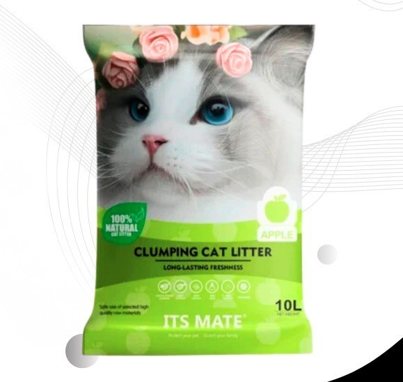 Clumping Cat-Litter- 10L (Apple Scented)