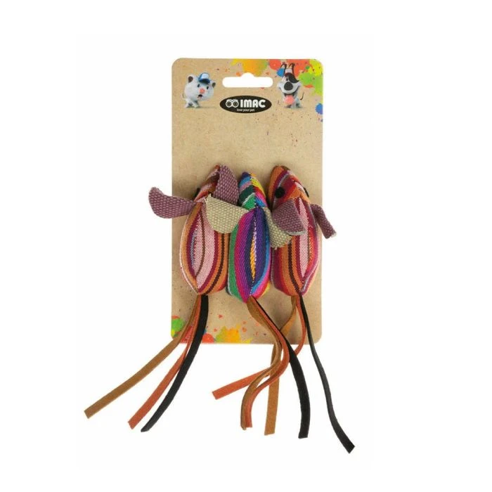 COLOURFUL FABRIC MICE