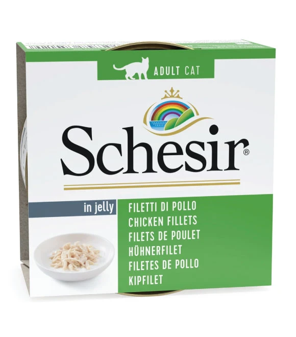 SCHESIR CHICKEN FILLETS IN JELLY 85G IN CAN
