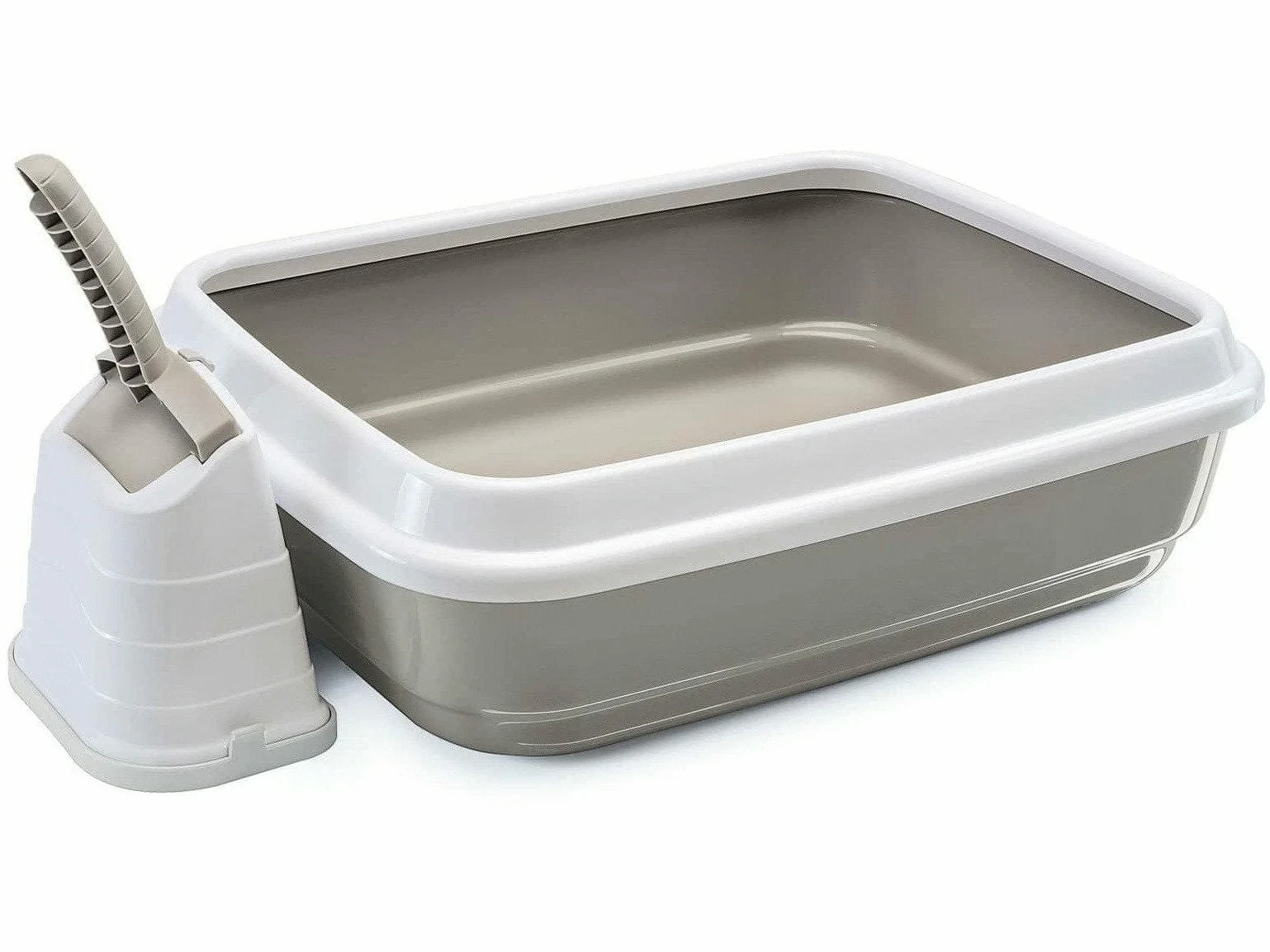 DUO Litter Trays for Cats - Dove gray