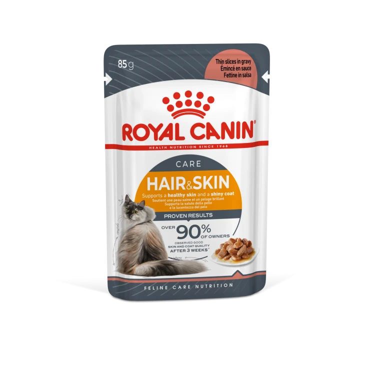 Feline Care Nutrition Hair & Skin Gravy (Wet Food - Pouches)  85 g