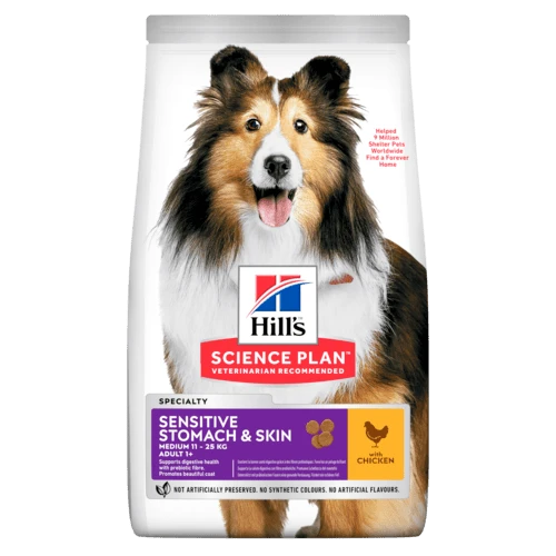 Hill's Science Plan Sensitive Stomach & Skin Medium Adult 2.5 kg