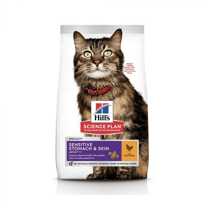 Hills Science Plan Sensitive Stomach and Skin with Chicken Adult - 1.5 kg