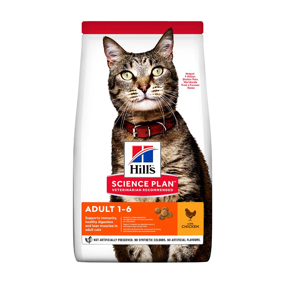 Hill's Science Plan Adult Cat Food with Chicken 300 g