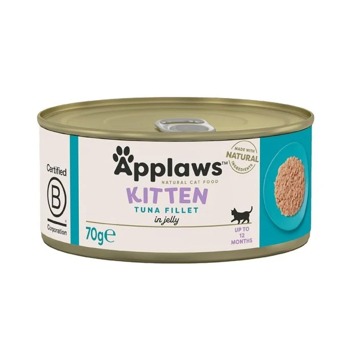 Applaws Tuna Fillet in Jelly Canned Kitten Food - 70g