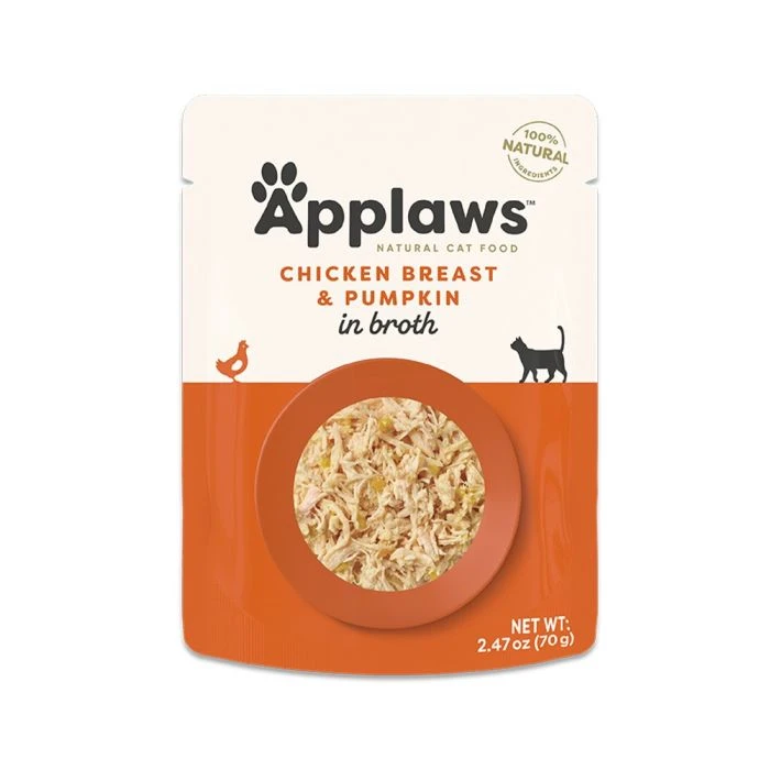 Applaws Chicken Breast with Pumpkin Cat Food Pouch - 70 g