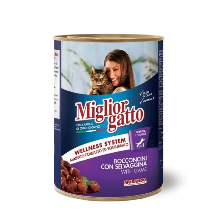 Miglior Chunks Game Canned Cat Food - 405 g