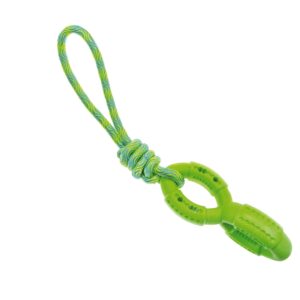 TREAT TWIN RING W/TOUGH PP ROPE TPR+ROPE - AVC Pet Store