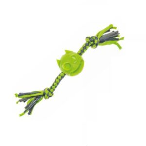 MONSTER BALL WITH ROPE LARGE - AVC Pet Store