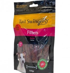 Tail Swingers Fillets Duck Slice Small Bites 100g - AVC Pet Store