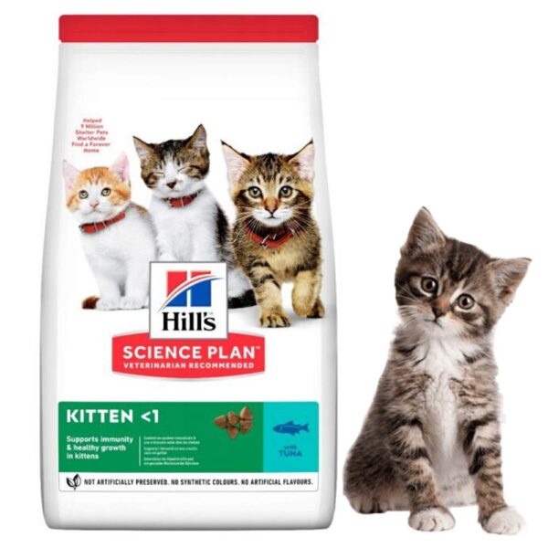 Hill's Science Plan Kitten Dry Food w/Tuna 1.5kg - AVC Pet Store