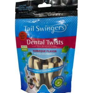 Tail Swingers Dental Twists Barbeque Flavor 130g - AVC Pet Store