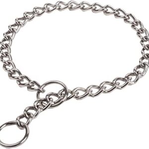 SLIP COLLAR 1 ROW CHROMED 50cm - AVC Pet Store