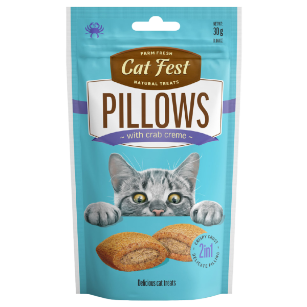 Cat Fest Farm Fresh Pillows w/Crabs Creme - AVC Pet Store