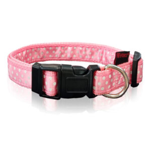 Pet Interest Dog Collar Dots Pink - AVC Pet Store