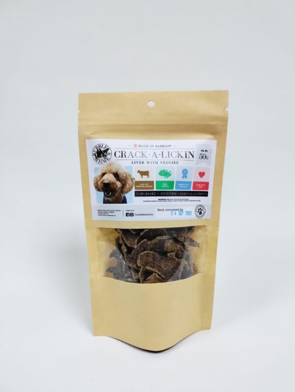 Crack-a-lickin ( liver with veggies) 50g - AVC Pet Store