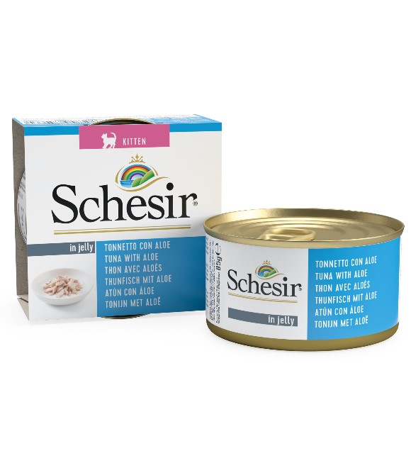 Schesir hotsell kitten food