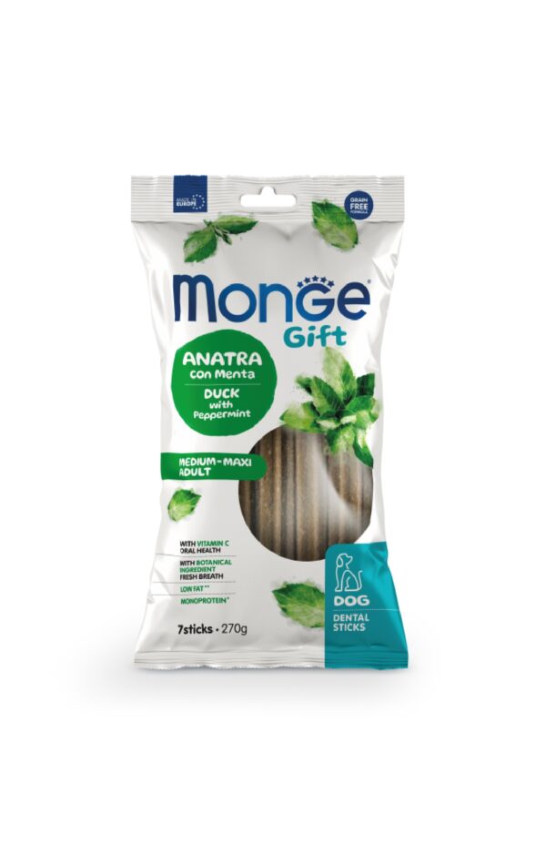 Monge Gift Dog Treats with Duck & Peppermint 270g - AVC Pet Store