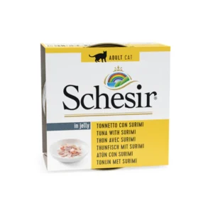 SCHESIR TUNA W/SURIMI IN JELLY 85G IN CAN - AVC Pet Store