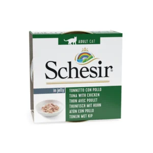 SCHESIR TUNA W/SURIMI IN JELLY 85G IN CAN - AVC Pet Store