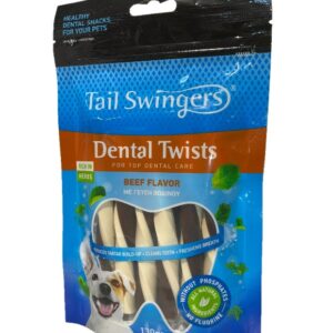 Tail Swingers Dental Twists - Beef Flavor - AVC Pet Store