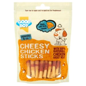 Cheesy chicken sticks 80g - AVC Pet Store