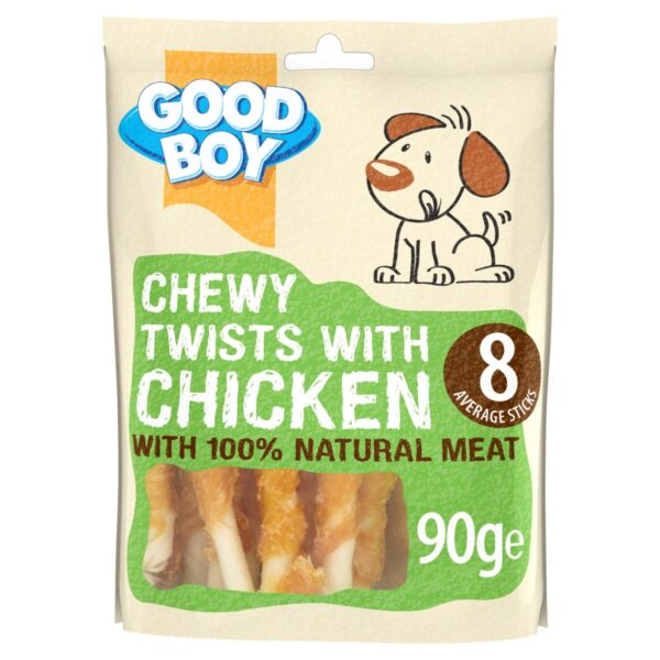 Chewy Chicken Twists - 90g - AVC Pet Store