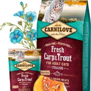 Carnilove Carp & Trout For Sterilized Cat 6kg - AVC Pet Store