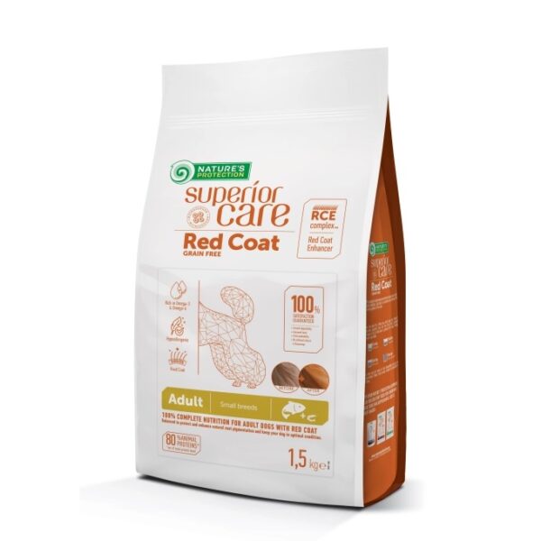 Nature's Protection Superior Care Red Coat Adult Small Breed 1.5kg