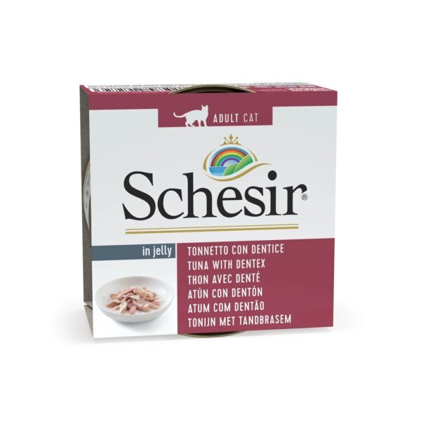 Schesir Can for Cat Tuna with Dentex in Jelly 85g