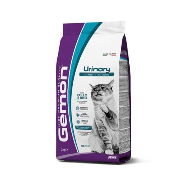 Gemon Chicken and Rice Urinary Adult Dry Cat Food - 2 kg